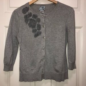 Anthropologie Tabitha gray cardigan